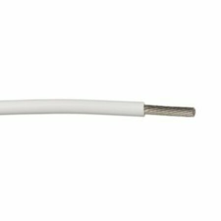 HARBOUR INDUSTRIES M22759/11 Lead Wire, 16 AWG, PTFE Insulated, 600V, White, Sold by the FT J1159-9